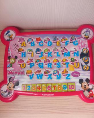 Alfabetiero Clementone parlante Minnie Topolino 