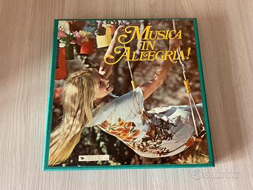 Dischi in vinile 33 musica in allegria 9 volumi