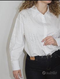 Camicia con strass