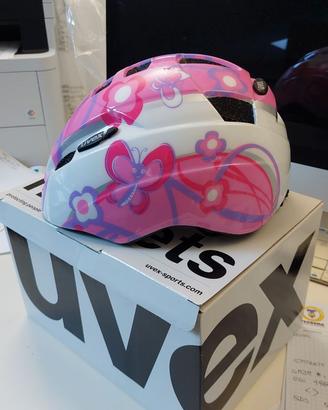 casco bici bambina uvex 46-52