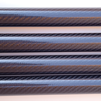 Tubi in carbonio e fibra di vetro