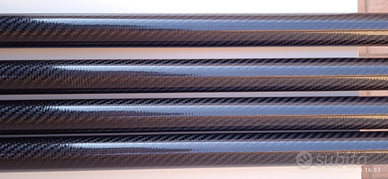 Tubi in carbonio e fibra di vetro