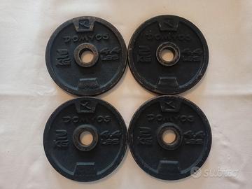 dischi decathlon pesi palestra fitness kg 2