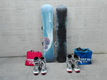 snowboard Burton e Tube+scarponi