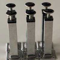 piedini metallo cromo regolabili - varie altezze