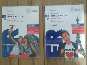 BON A' SAVOIR 1, BON A' SAVOIR 2  LINGUA FRANCESE