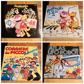 3 LP sigle Fivelandia 1 e 2 + Corriere Piccoli