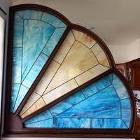 Vetratata Artistica Artigianale In legno