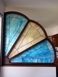 Vetratata Artistica Artigianale In legno