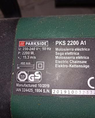 motosega elettrica 
