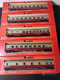 TEE "Ligure" Rivarossi -set di 5 carrozze-