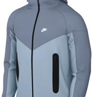 Felpa nike tech fleece blue armory tg M