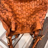 Borsa di pelle intrecciata Margot
