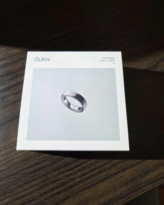 Oura Ring 5 - Mai Indossato - Silver - Taglia 8