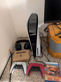 PS5 Standard + 2 Controller + Monitor gaming AOC