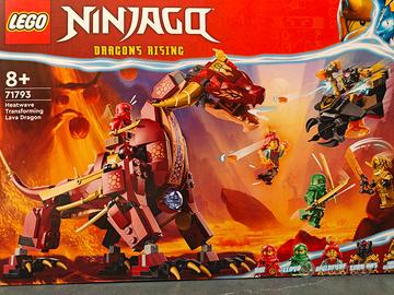 Nuovo LEGO NINJAGO Dragone di Lava Transformer