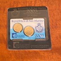 Monete divisionali Fior di Conio San Marino 2003
