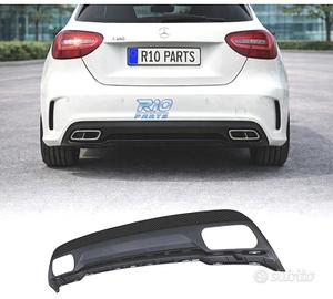 DIFFUSORE MERCEDES CLASSE A W176 12-18 LOOK AMG A4