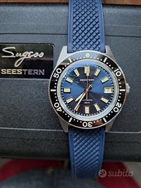 Seestern S404 dive Seiko 62 Mas hommage watch
