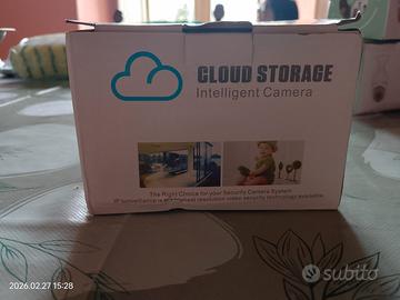 TELECAMERA  INTELLIGENTE CLOUD  RUOTA A 360° NUOVA