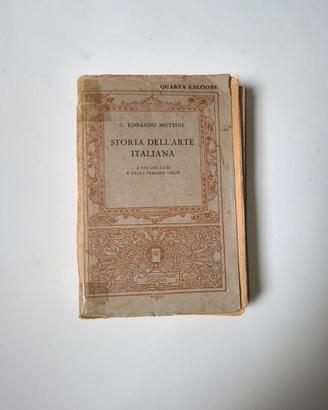Libro antico "Storia dell'Arte Italiana" - G. Edoa