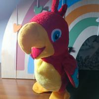 Pappagallo peluche ripetix 