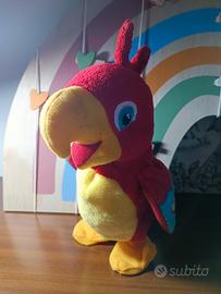 Pappagallo peluche ripetix 