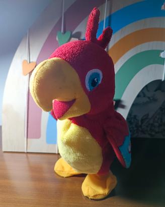 Pappagallo peluche ripetix 