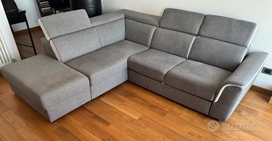 Divano Letto 3 posti con penisola