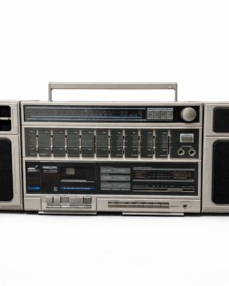 PHILIPS Vintage Boombox Stereo anni 80
