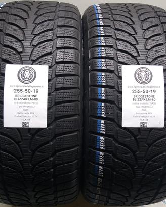 2 GOMME 255 50 19 BRIDGESTONE A76450
