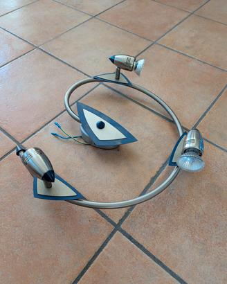 Plafoniera a 3 luci - faretti
