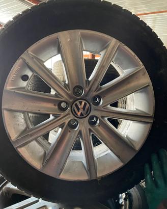 4 cerchi in lega per volkswagen da 15'