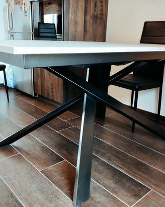 Tavolo Mirò arredo 3 - allungabile- bianco carrara