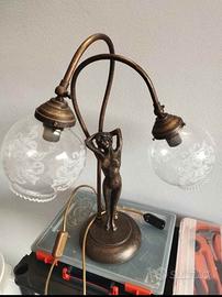 Lampada in ferro battuto