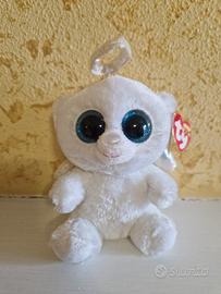 Ty Beanie Boos orso angelo bianco Halo
