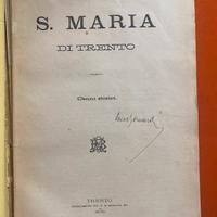 S. maria di trento: cenni storici, 1879