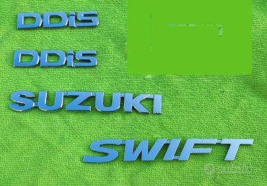 Suzuki Swift - scritte e loghi 