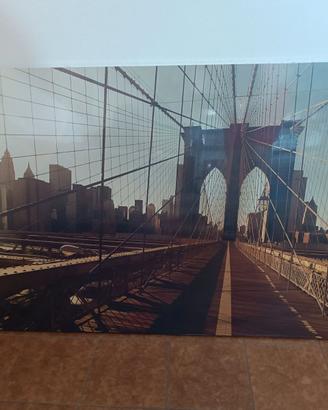Quadro New York Brooklyn Bridge 70×118 cm – Render