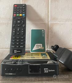 Decoder TIVUSAT+Carta Attiva Telesystem Ts9018