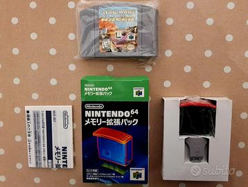 Expansion pak Nintendo 64 + gioco Star wars