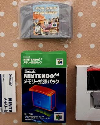 Expansion pak Nintendo 64 + gioco Star wars