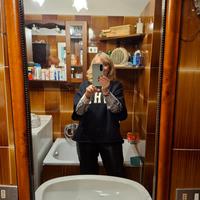 Specchio in radica ampio