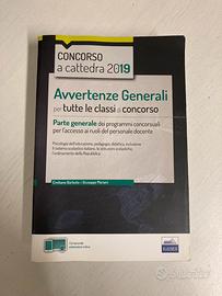 Avvertenze generali per tutte le classi di concors