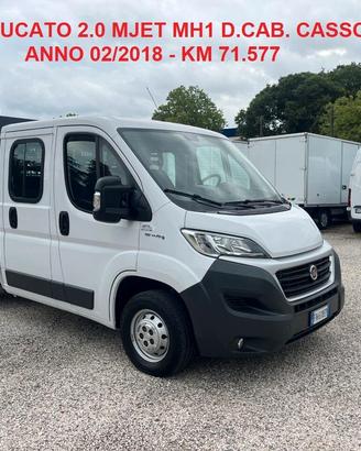Fiat Ducato 2.0 Mjet MH1 D.Cab. Cassone