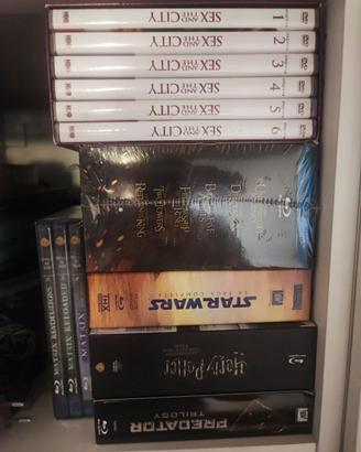 Cofanetti Blu-ray/DVD Harry Potter,Star Wars,Matri