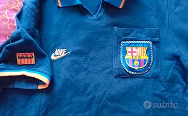 NIKE BARCELONA FBC POLO ORIGINALE TG.S