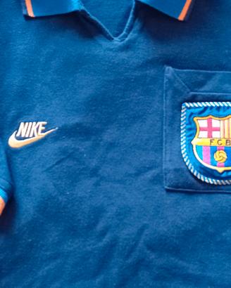 NIKE BARCELONA FBC POLO ORIGINALE TG.S