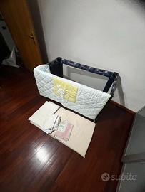 LETTINO BIMBO POUPJ  DA CAMPEGGIO CON ACCESSORI