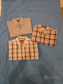 Set 3 camicie uomo L cotone 100%